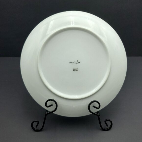 Mud Pie Fat Chef Salad Dessert Plates French Italian Chefs Bread Plates - Picture 5 of 6